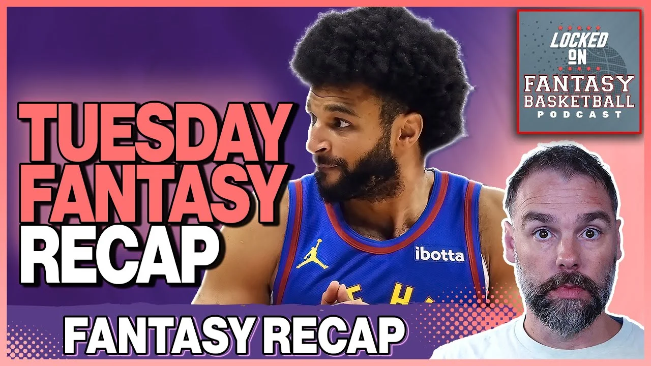 Weekly fantasy basketball routine board with schedule, injury check, and aura timing notes